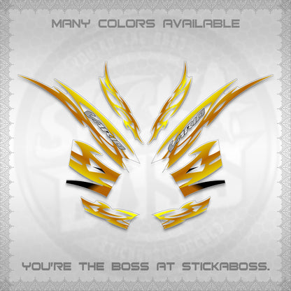 CLICK 125 V2 INDO STRIPING DECALS (2026 NUSANTARA MOTIF) STICKER DECALS By STICKABOSS