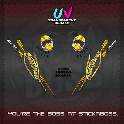 BEAT FI V2 UV TRANSPARENT DECALS (2026 BEATSTREET DESIGN) STICKER KITS BY STICKABOSS