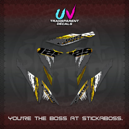CLICK 125 V2 VARIO UV TRANSPARENT DECALS (2022 SPLASH SPECIAL) STICKER KITS BY STICKABOSS