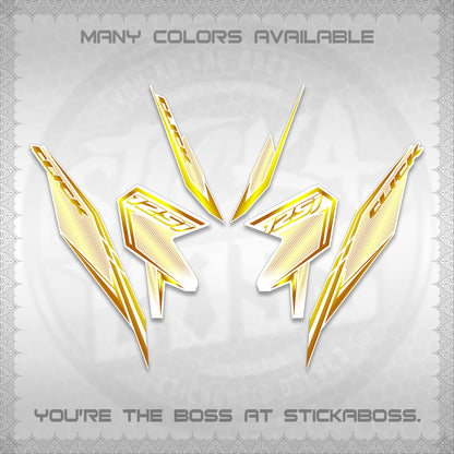 CLICK 125 V3 FOR WHITE DECALS (2026 LINE UP DESIGN) STICKER KITS By STICKABOSS