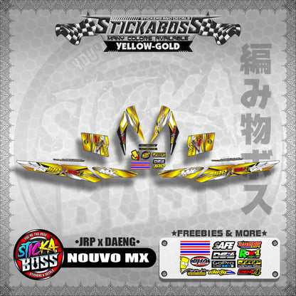 NOUVO MX Decals ( JRP x DAENG )【WITH FREEBIES】