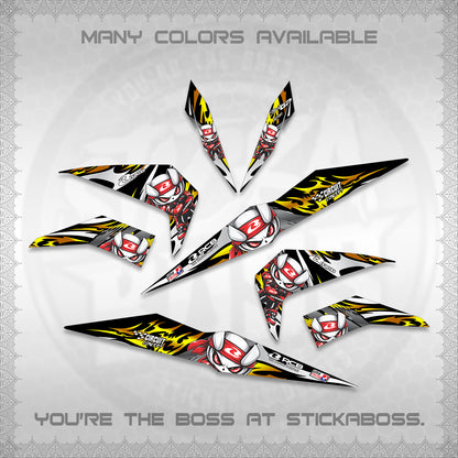 BEAT FI V2 DECALS (2026 NEW RCB 2.0 DESIGN) STICKER KITS BY STICKABOSS