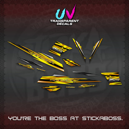 AEROX V2 UV TRANSPARENT DECALS (2026 INDO STAR 001) STICKER KITS BY STICKABOSS