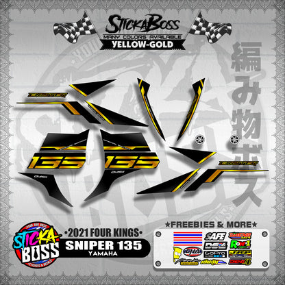 SNIPER 135 DECALS ( 2021 FOUR KINGS )【WITH FREEBIES】