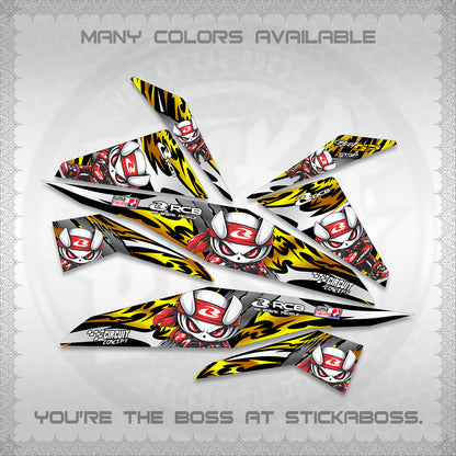 BEAT FI V1 DECALS (2026 NEW RCB 2.0 DESIGN) STICKER KITS BY STICKABOSS