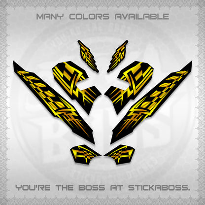 CLICK 125 V3 VARIO INDO-MALAY DECALS (2026 TRIBAL LINES DESIGN) STICKER DECALS By STICKABOSS