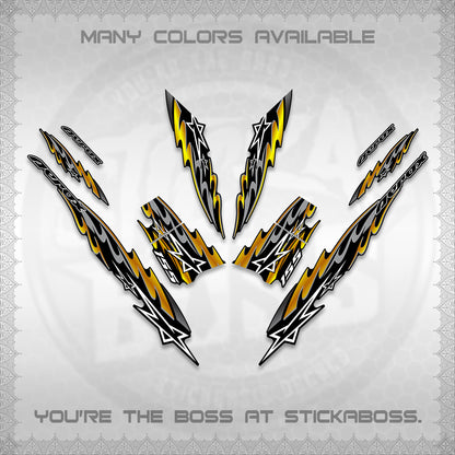 AEROX V2 INDO DECALS (2026 STAR 0001 MOTIF) STICKER KITS By STICKABOSS
