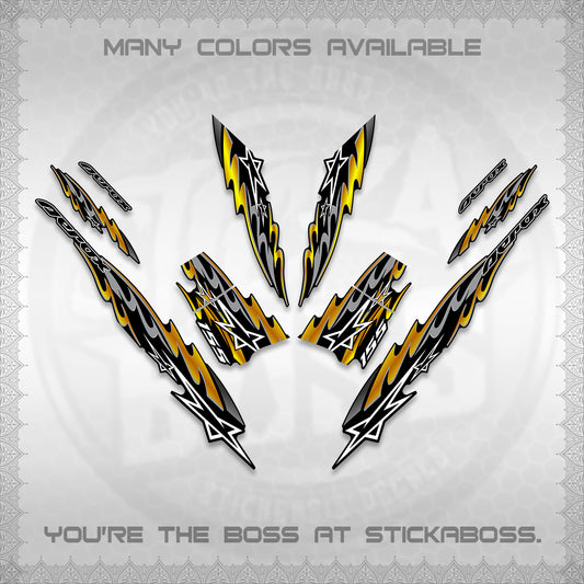 AEROX V2 INDO DECALS (2026 STAR 0001 MOTIF) STICKER KITS By STICKABOSS