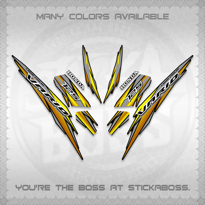 CLICK 125 V3 INDO DECALS (2024 SV 22-A1 STYLE) STICKER KITS By STICKABOSS