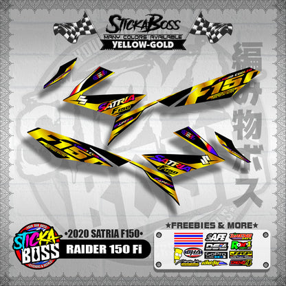 RAIDER 150 Fi DECALS ( 2020 SATRIA F150 )【WITH FREEBIES】