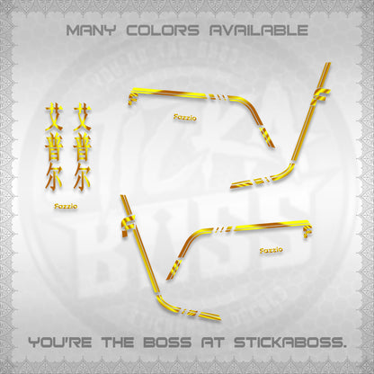 FAZZIO DECALS (2026 JAPAN LINES) STICKER KITS BY STICKABOSS