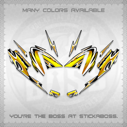 CLICK 125 V4 VARIO STRIPING DECALS (2026 NEW LED DESIGN) STICKER DECALS By STICKABOSS