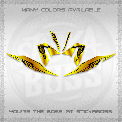 CLICK 125 V4 DECALS (2026 VEERIZA STYLISH DESIGN) STICKER DECALS By STICKABOSS