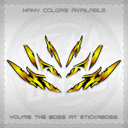 CLICK 125 V4 VARIO DECALS (2026 TAMIYA-STYLE RACING DESIGN) STICKER KITS By STICKABOSS