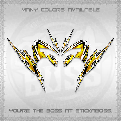 CLICK 125 V3 VARIO STRIPING DECALS (2026 NEW LED DESIGN) STICKER KITS By STICKABOSS