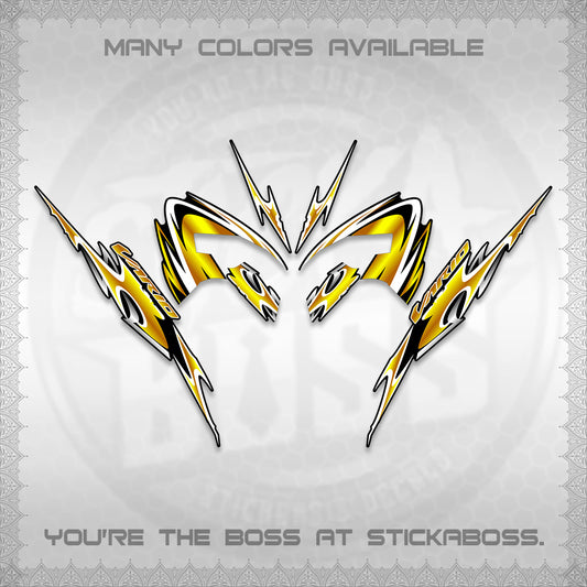 CLICK 125 V3 VARIO STRIPING DECALS (2026 NEW LED DESIGN) STICKER KITS By STICKABOSS