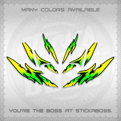 CLICK 125 V4 VARIO DECALS (2026 TAMIYA-STYLE RACING DESIGN) STICKER KITS By STICKABOSS