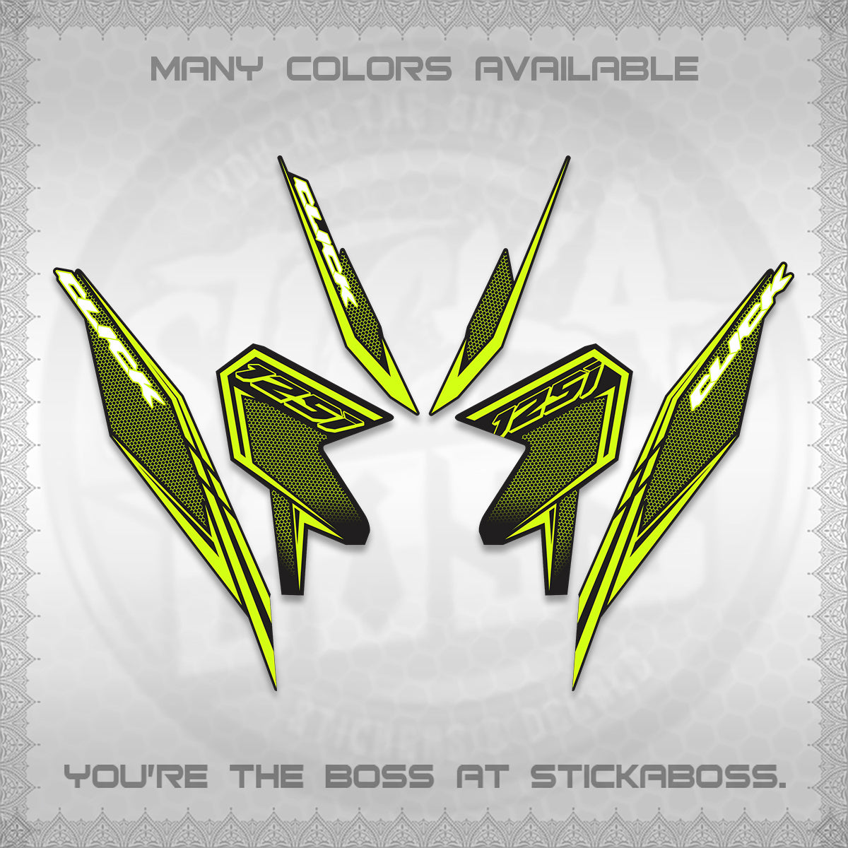 CLICK 125 V3 DECALS (2026 LINE UP DESIGN) STICKER KITS By STICKABOSS