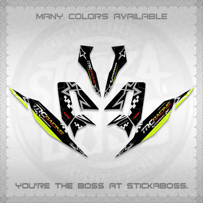 CLICK V4 DECALS (2026 TRC RACING DESIGN)STICKER DECALS By STICKABOSS