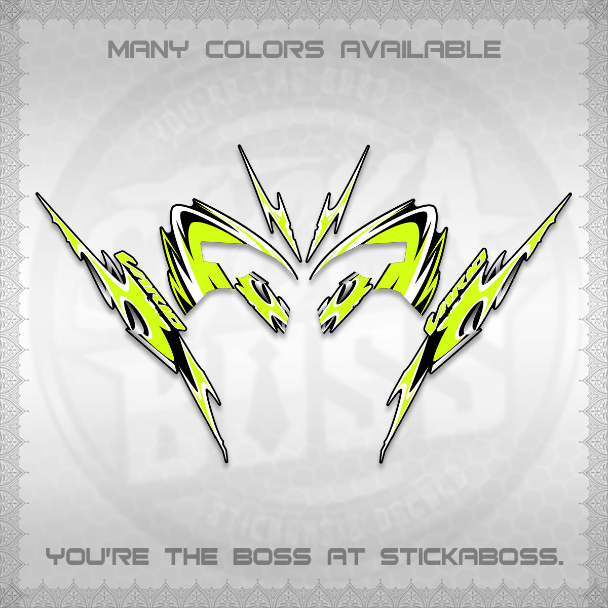 CLICK 125 V3 VARIO STRIPING DECALS (2026 NEW LED DESIGN) STICKER KITS By STICKABOSS