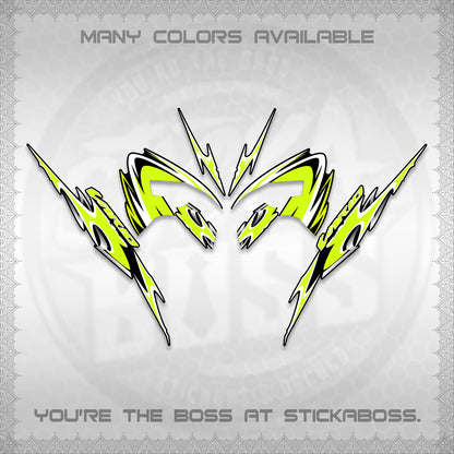 CLICK 125 V3 VARIO STRIPING DECALS (2026 NEW LED DESIGN) STICKER KITS By STICKABOSS