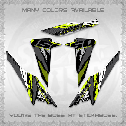 CLICK 150 V2 VARIO DECALS (2022 SPECIAL SPLASH DESIGN) STICKER KITS BY STICKABOSS