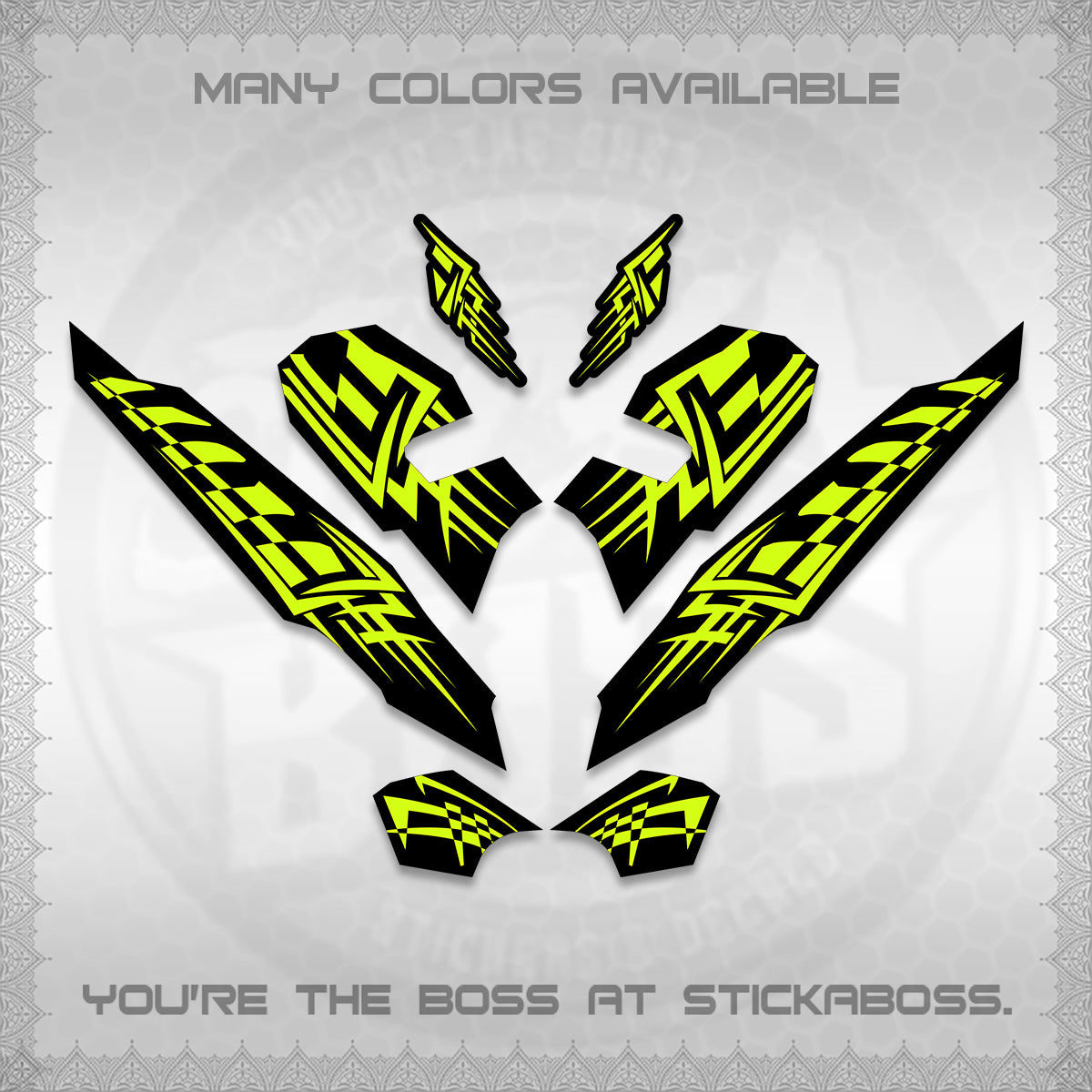 CLICK 125 V3 VARIO INDO-MALAY DECALS (2026 TRIBAL LINES DESIGN) STICKER DECALS By STICKABOSS
