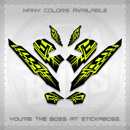 CLICK 125 V3 VARIO INDO-MALAY DECALS (2026 TRIBAL LINES DESIGN) STICKER DECALS By STICKABOSS
