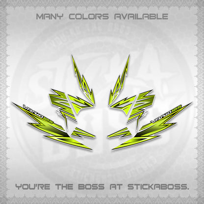 CLICK 125 V4 INDO VARIO FOR WHITE DECALS (2026 VANDOREN STYLE) STICKER DECALS By STICKABOSS