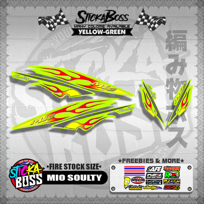 MIO SOULTY DECALS ( FIRE STOCK SIZE )【WITH FREEBIES】