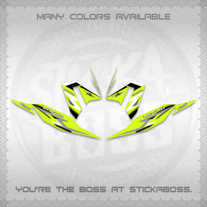CLICK 125 V4 VARIO DECALS (2026 VR0006 DESIGN) STICKER KITS BY STICKABOSS