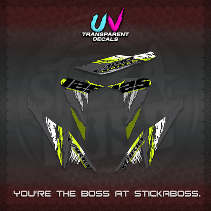 CLICK 125 V2 VARIO UV TRANSPARENT DECALS (2022 SPLASH SPECIAL) STICKER KITS BY STICKABOSS