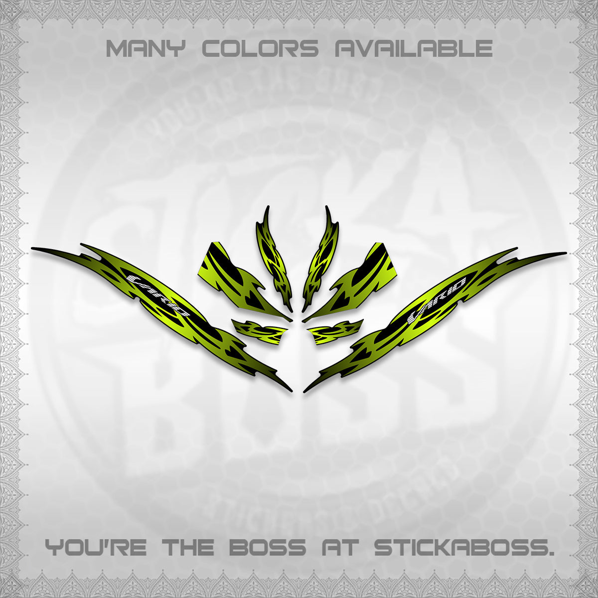 CLICK 125 V3 INDO VARIO DECALS (2026 NUSANTARA STRIPING) STICKER DECALS By STICKABOSS