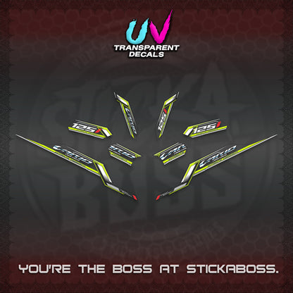 CLICK V3 VARIO STRIPING UV TRANSPARENT DECALS (2026 SPORTS RACE DESIGN) STICKER KITS BY STICKABOSS