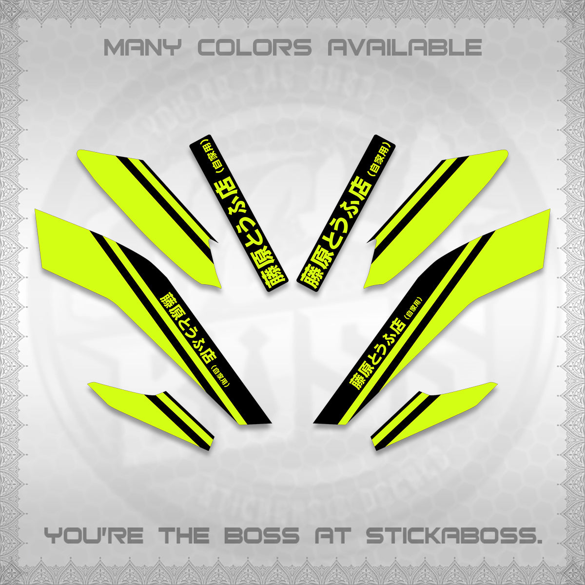 NMAX V2 DECALS (TRUENO STYLE DESIGN) STICKER KITS By STICKABOSS