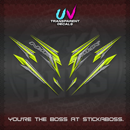 NMAX V2 UV TRANSPARENT DECALS (2024 NM 00-A1 STYLE) STICKER DECALS By STICKABOSS