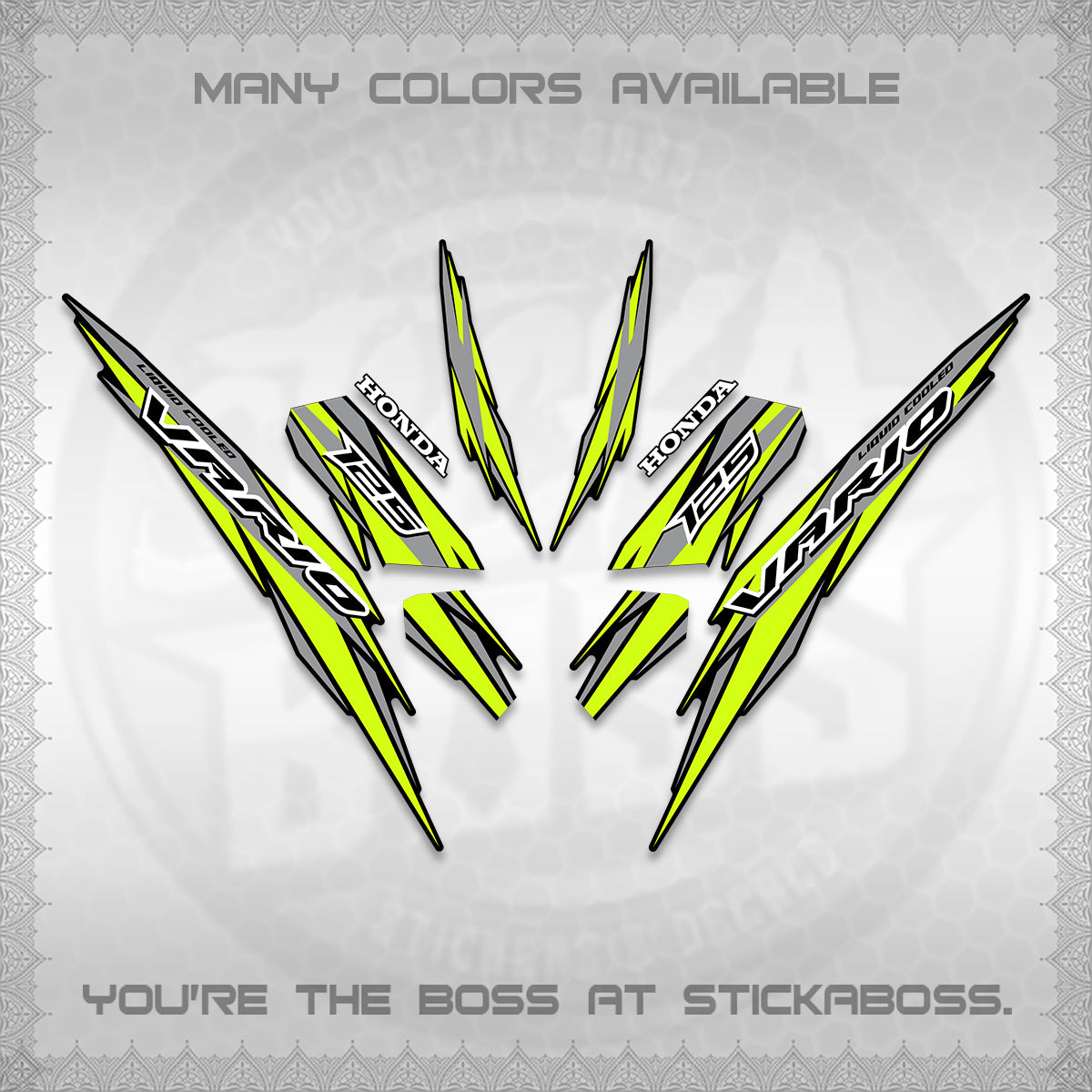CLICK 125 V3 INDO DECALS (2024 SV 22-A1 STYLE) STICKER KITS By STICKABOSS