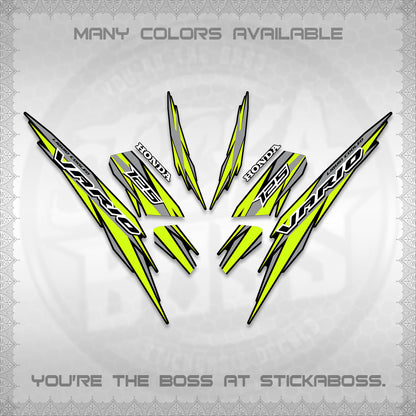 CLICK 125 V3 INDO DECALS (2024 SV 22-A1 STYLE) STICKER KITS By STICKABOSS