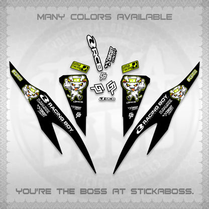 CLICK V2 DECALS (2026 RACE ZOMBIE DESIGN)STICKER DECALS By STICKABOSS
