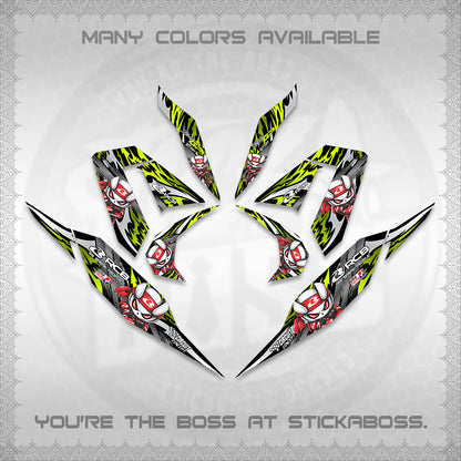 CLICK 125 V4 DECALS (2026 NEW RCB 2.0 DESIGN) STICKER KITS BY STICKABOSS