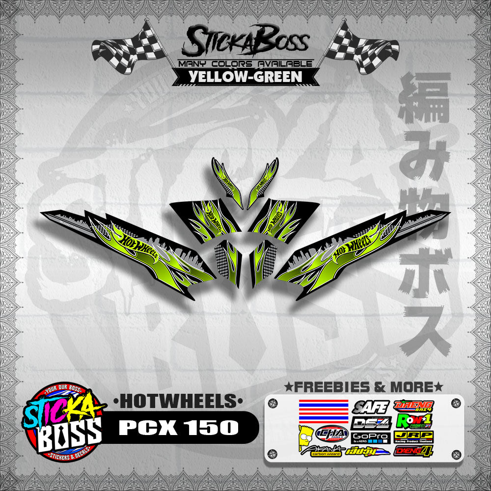 PCX 150 DECALS ( HOTWHEELS )【WITH FREEBIES】