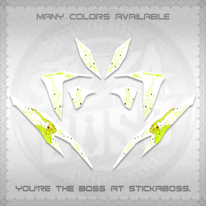 CLICK V2 FOR WHITE DECALS (2026 2F2F SWIRL DESIGN) STICKER KITS BY STICKABOSS
