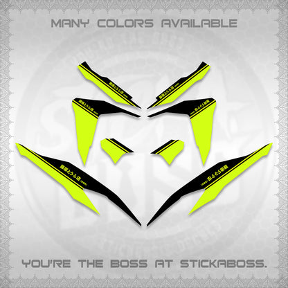CLICK V2 DECALS (TRUENO STYLE DESIGN) STICKER KITS BY STICKABOSS