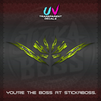 CLICK 125 V3 INDO VARIO UV TRANSPARENT DECALS (2026 NUSANTARA STRIPING) STICKER DECALS By STICKABOSS