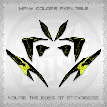 CLICK V2 DECALS (2026 2F2F SWIRL DESIGN) STICKER KITS BY STICKABOSS