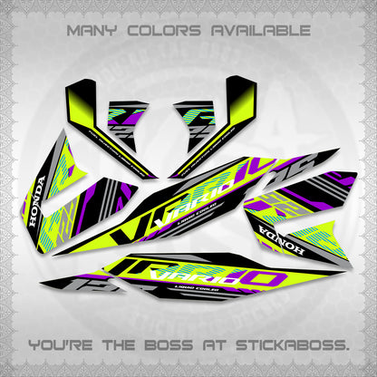 CLICK 125 V4 MALAY VARIO DECALS (2026 VV12 DESIGN) STICKER KITS BY STICKABOSS