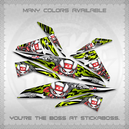 BEAT FI V1 DECALS (2026 NEW RCB 2.0 DESIGN) STICKER KITS BY STICKABOSS