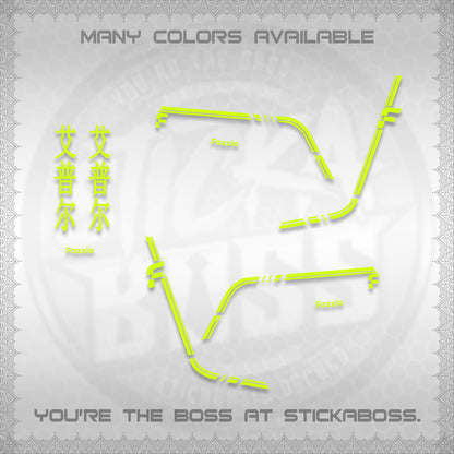 FAZZIO DECALS (2026 JAPAN LINES) STICKER KITS BY STICKABOSS