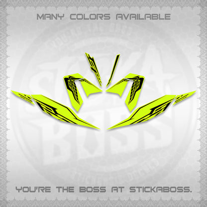 CLICK 125 V4 DECALS (2026 VEERIZA STYLISH DESIGN) STICKER DECALS By STICKABOSS