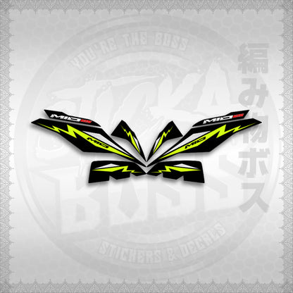 STICKER DECALS for MIO I 125 M3 INDO (MIIMOA4) By STICKABOSS (SOFIE LAMINATED WATERPROOF)
